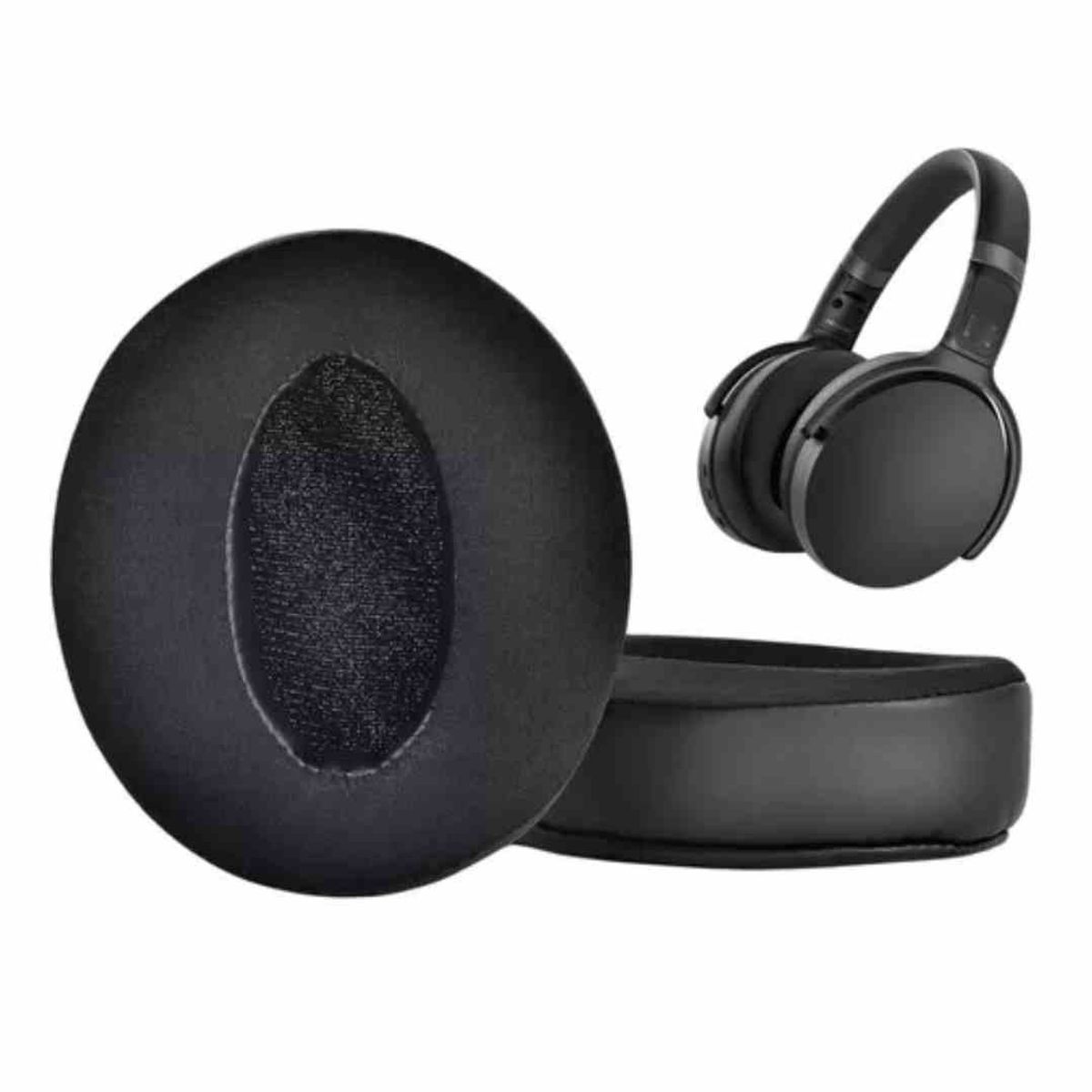 GENERICO - Almohadillas de Gel Para Audífono Sennheiser Hd 4.50btnc 4.40   45BT8 Negro
