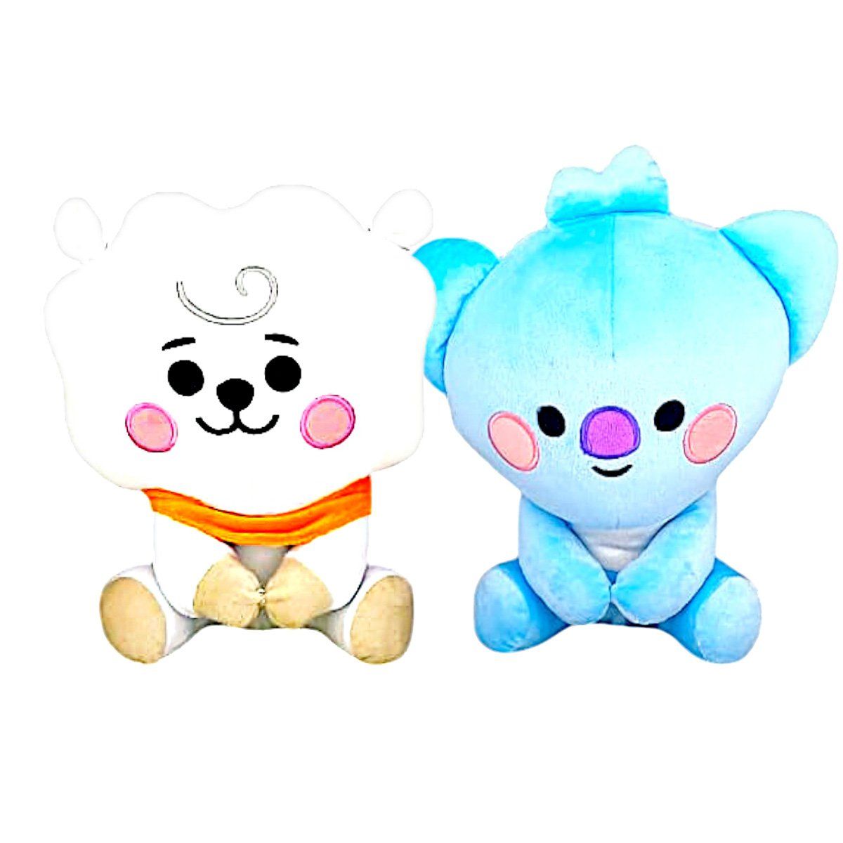 GENERICO - Pack 2 peluches Baby BTS BT21  RJ Koya