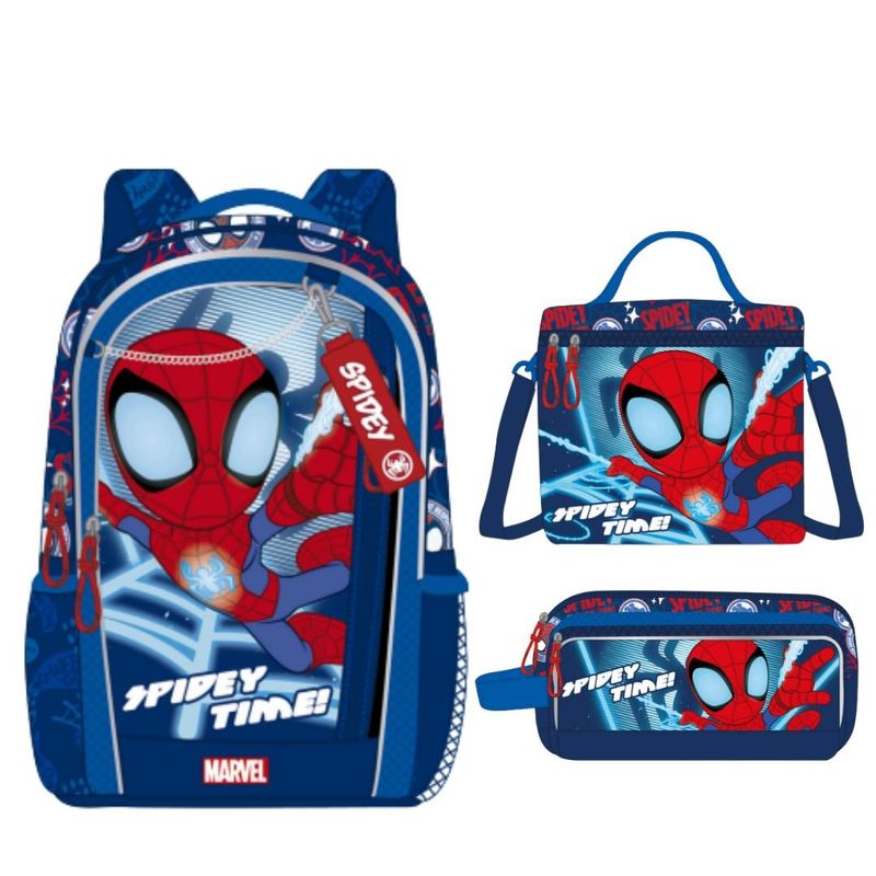 DISNEY - Pack Escolar Mochila Nido Premium Disney Spidey