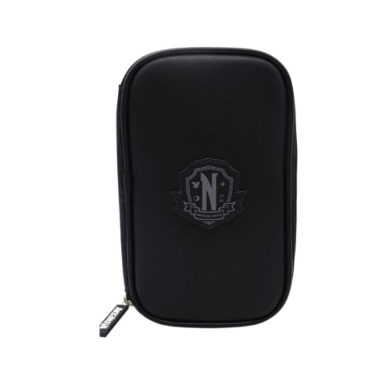 CHILDRENS CLUB - Cartuchera Merlina Addams Negra