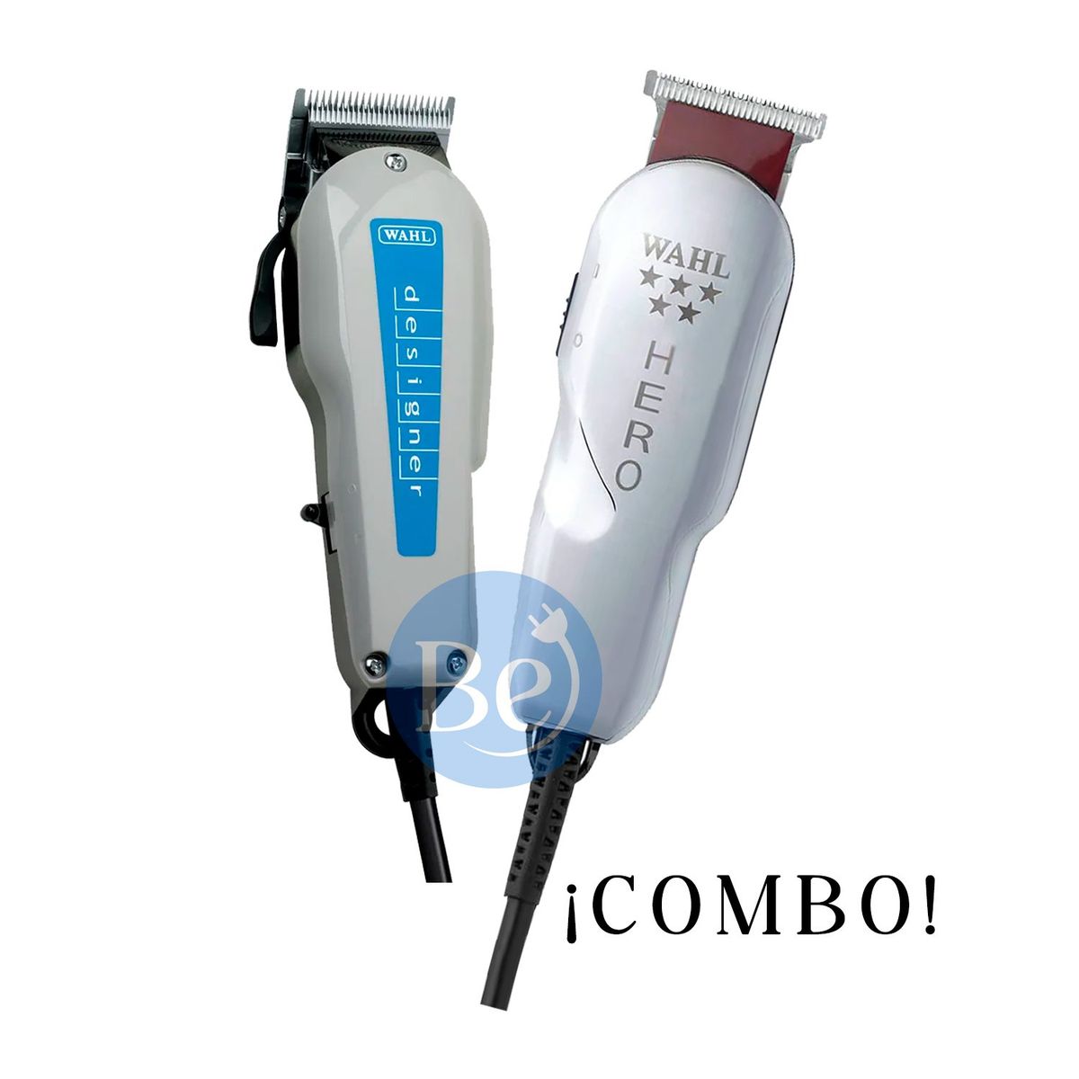 WAHL - Combo Wahl Cortadora Designer 08358-218 y Trimmer Profesional Hero