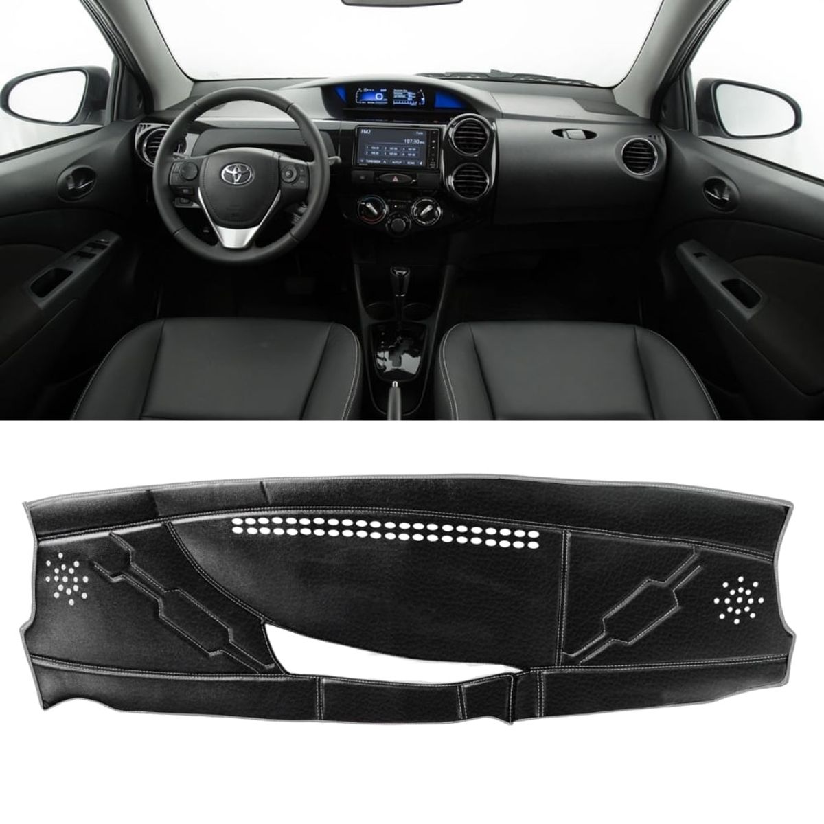 TECGO - PROTECTOR PARA TABLERO TIPO TOYOTA ETIOS 2019