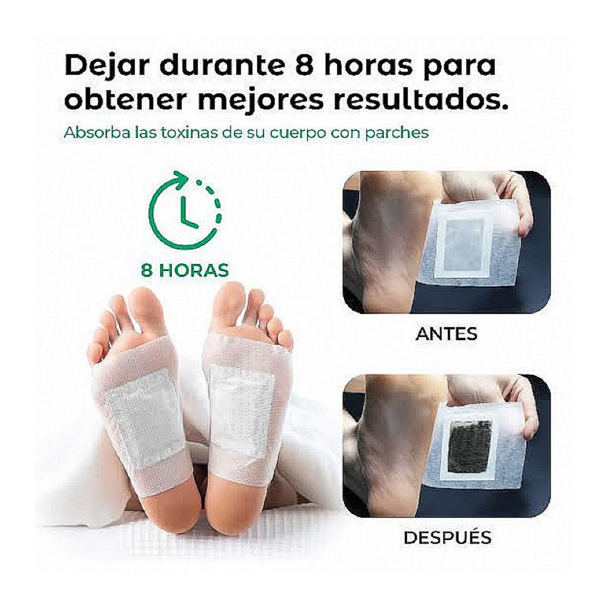 GENERICO - KIYOME Parches Desintoxicantes para Pies