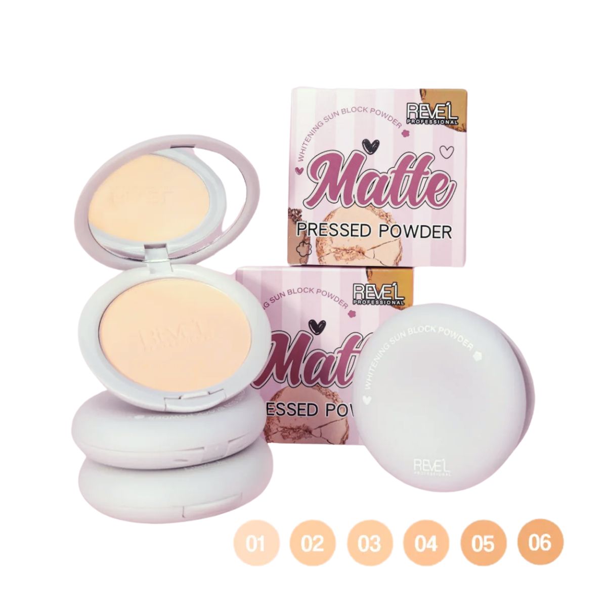 REVEL - Polvo Compacto Matte Revel - TONO 4
