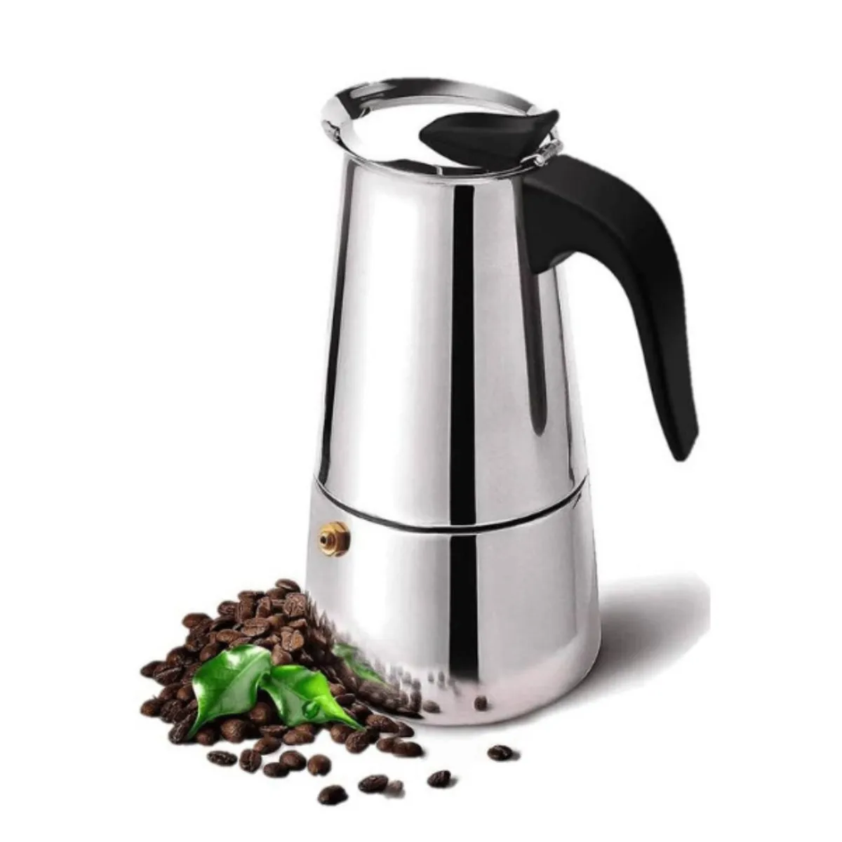 PENTHA - Cafetera Espresso Maker Italiana 9 Tazas Acero Inoxidable
