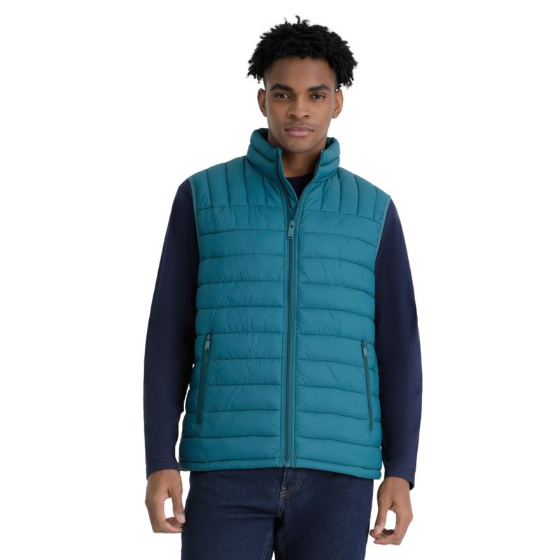 DOCKERS - Chaleco Hombre Packable Idol Vest Regular Fit Azul Dockers