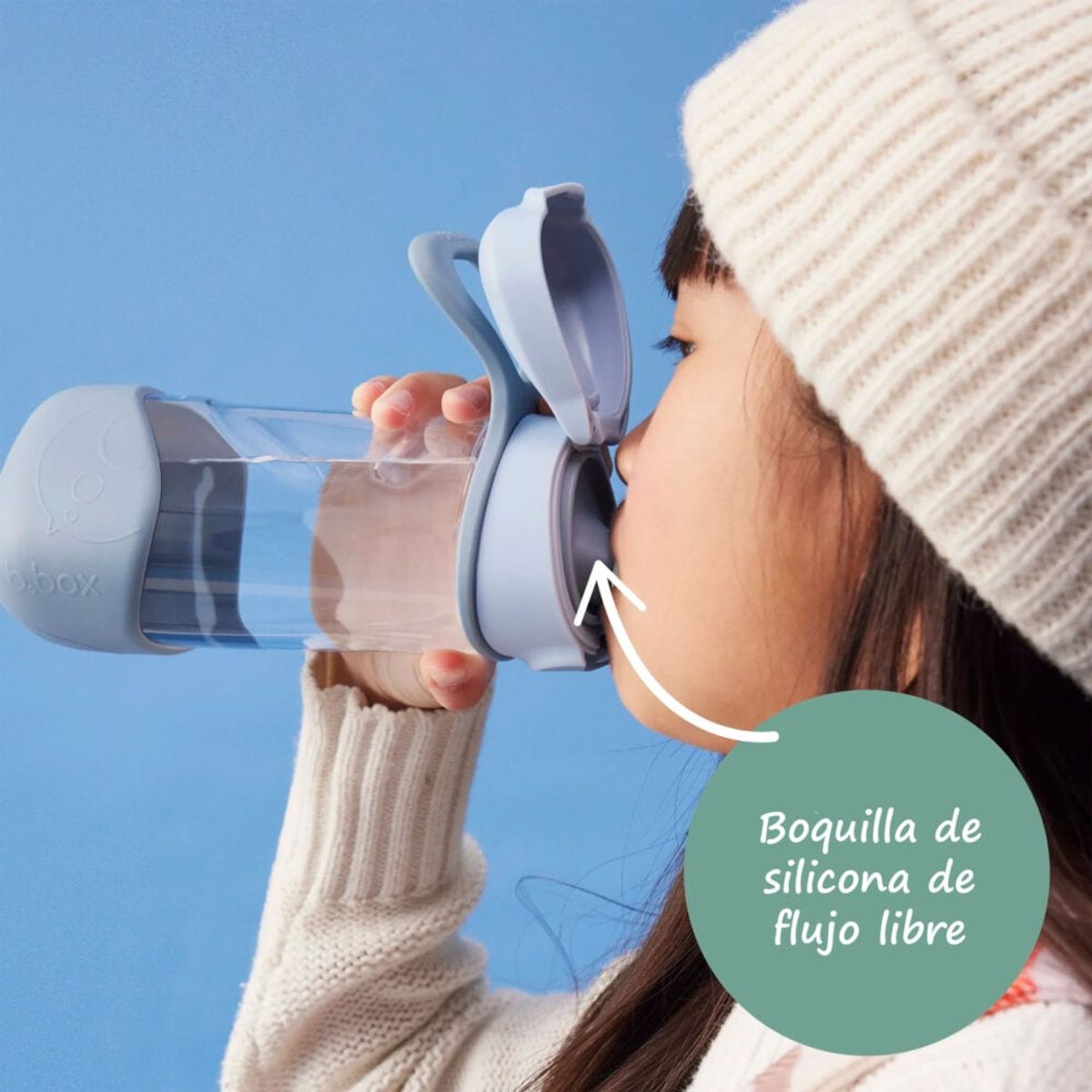 B BOX - TOMATODO ERGONÓMICO SPORT SPOUT SIN CAÑITA DE 450 ML BBOX