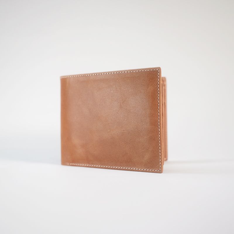 LIZARASO - BILLETERA DE CUERO PARA HOMBRE EN COLOR ENTERO DE LIZARASO CUEROS