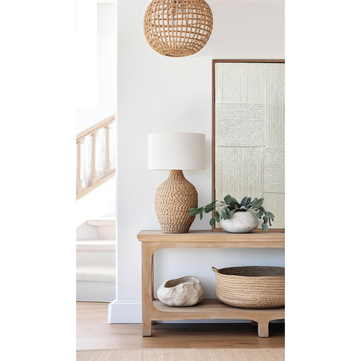 TEJICORP - Cuadro Arpa-lienzo trenzado con hilos de algodón