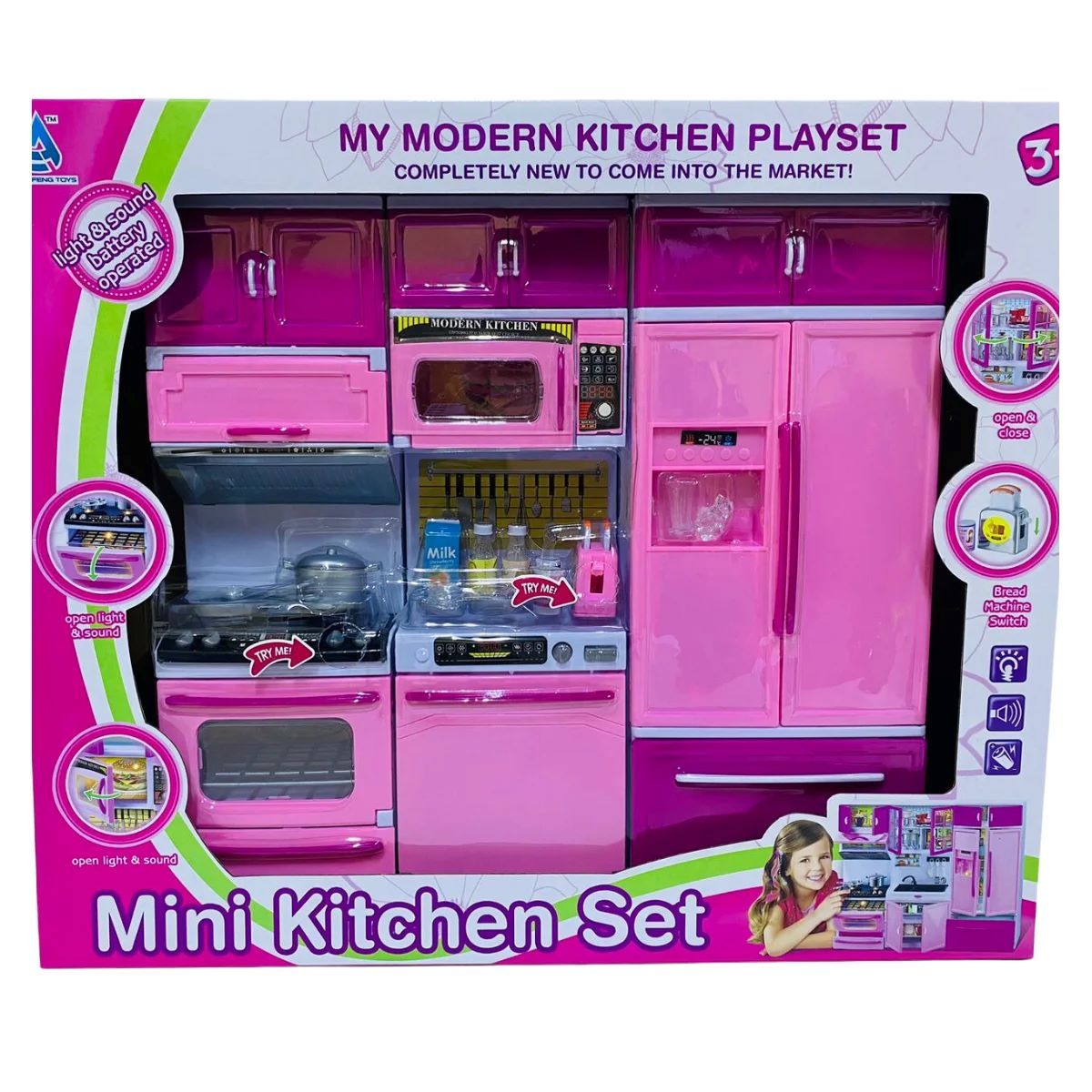 GENERICO - Set De Cocina De 3 Cuerpos