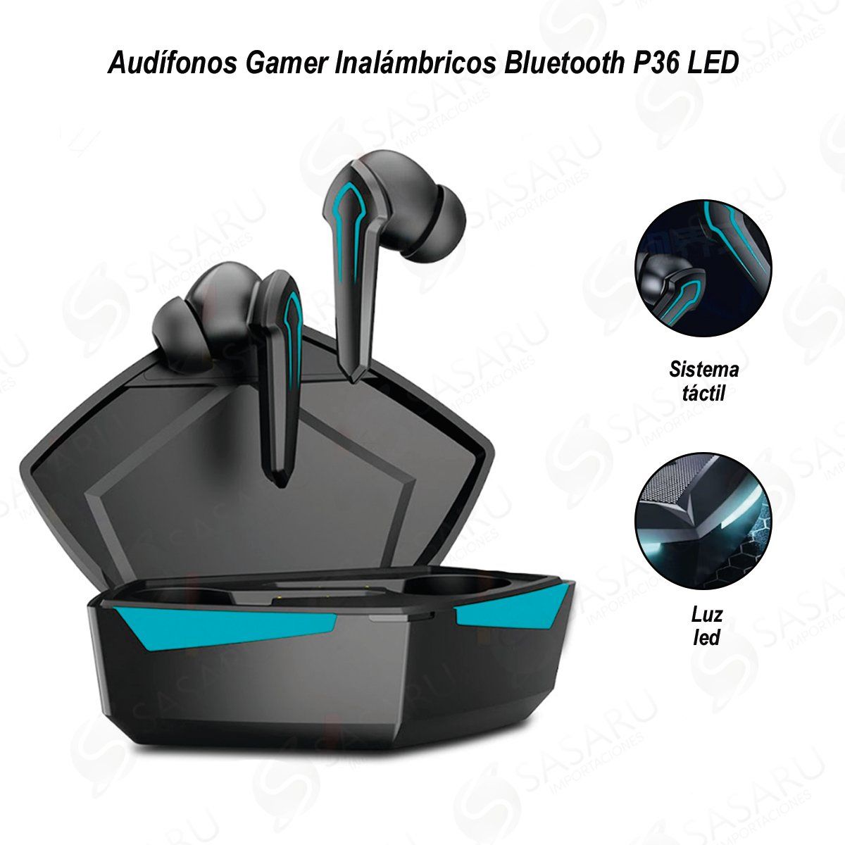 GENERICO - Audífonos Inalámbricos Gamer P36 con Bluetooth 5,2