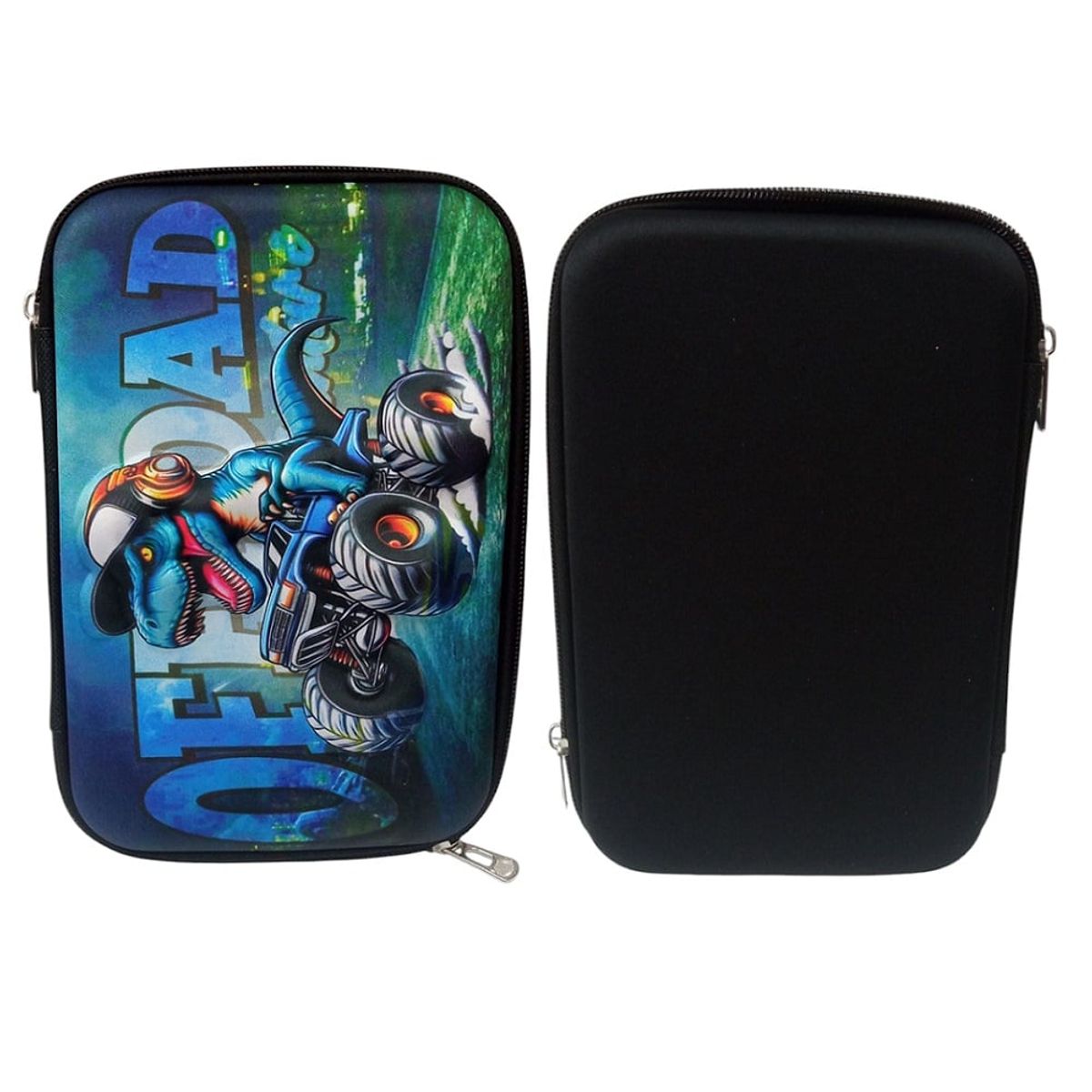 GENERICO - Cartuchera 3D con cierre y compartimientos