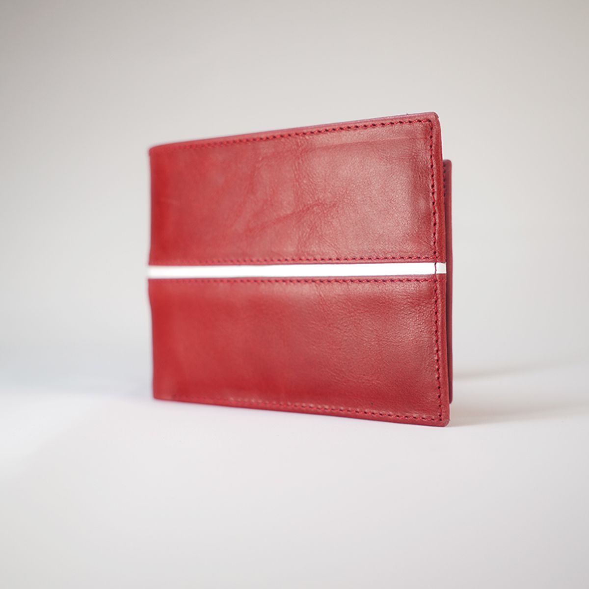 LIZARASO - BILLETERA DE CUERO PARA HOMBRE CON FRANJA LIZARASO CUEROS