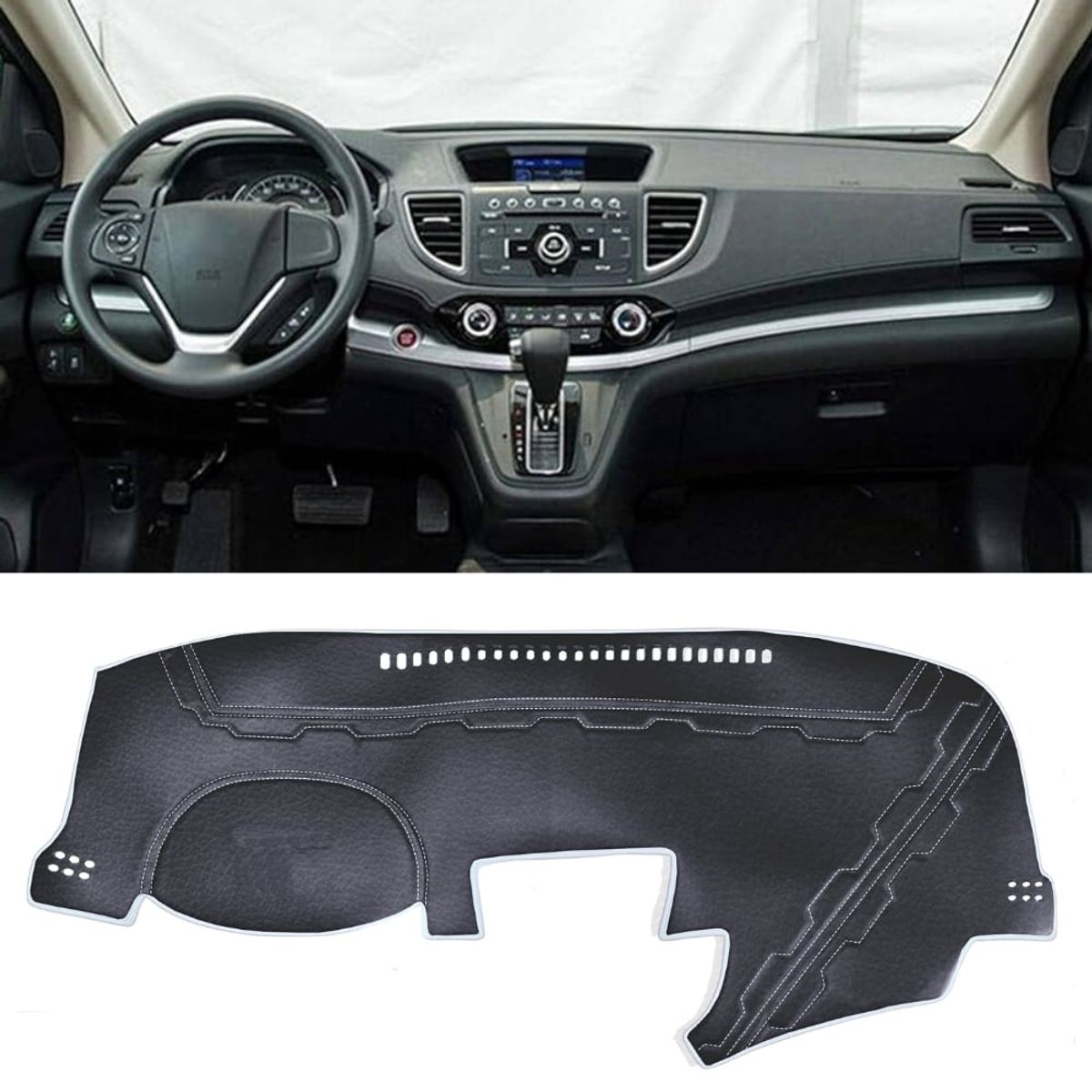 TECGO - PROTECTOR CUBRE TAPETE TABLERO TIPO HONDA CR-V 2012