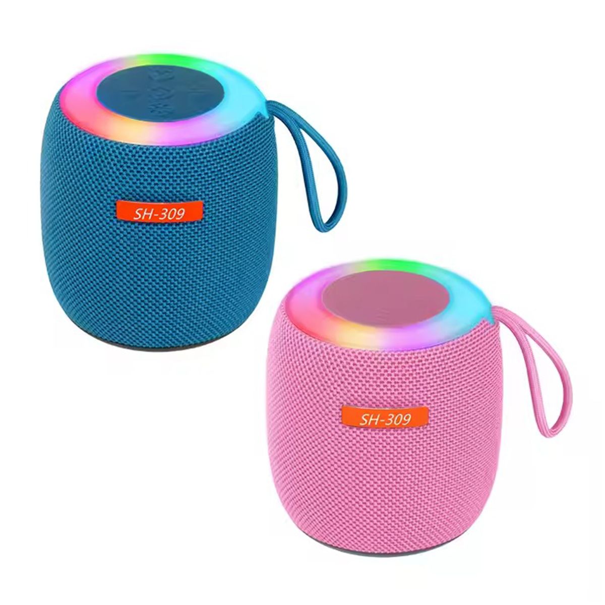 GENERICO - PARLANTE BLUETOOTH GRECTINE LED ROSADO