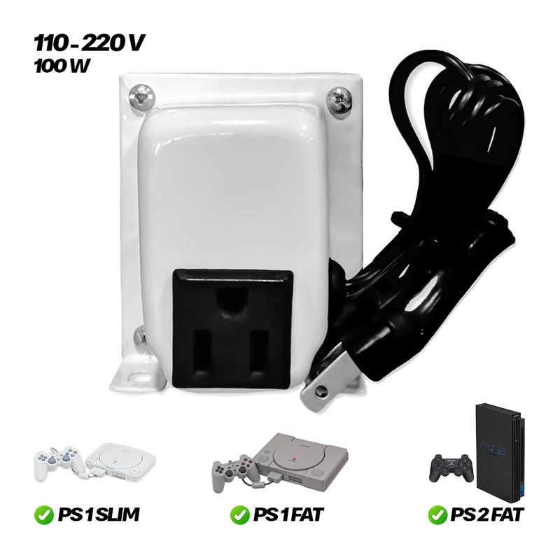GENERICO - Transformador 100W - 220V a 110V  Genérico