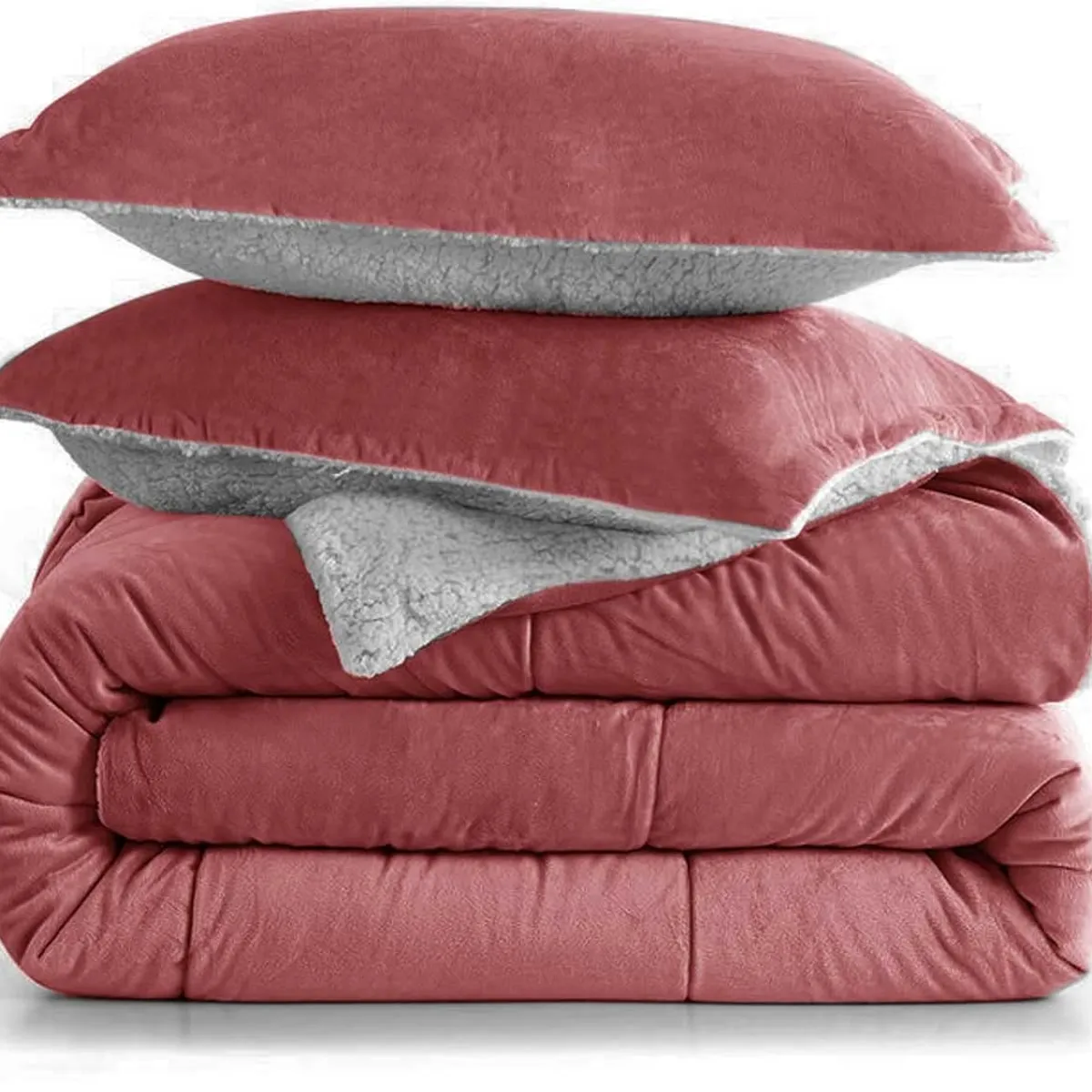 GENERICO - EDREDÓN 3 PIEZAS  ÁNGEL CON CARNERO 2 plz palo rosa