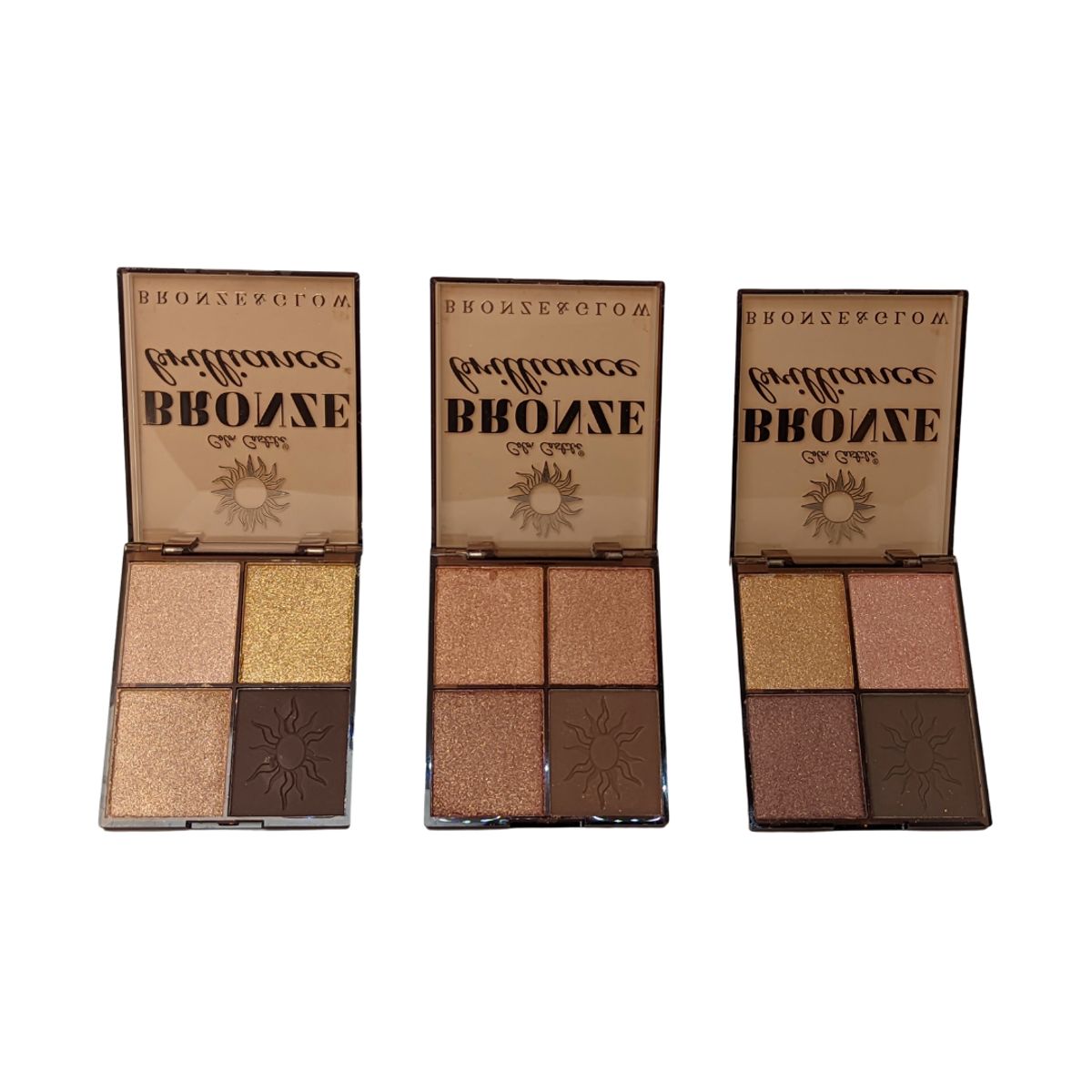 GENERICO - Paleta de Bronze Brilliance Contorno e Iluminador Tono 3