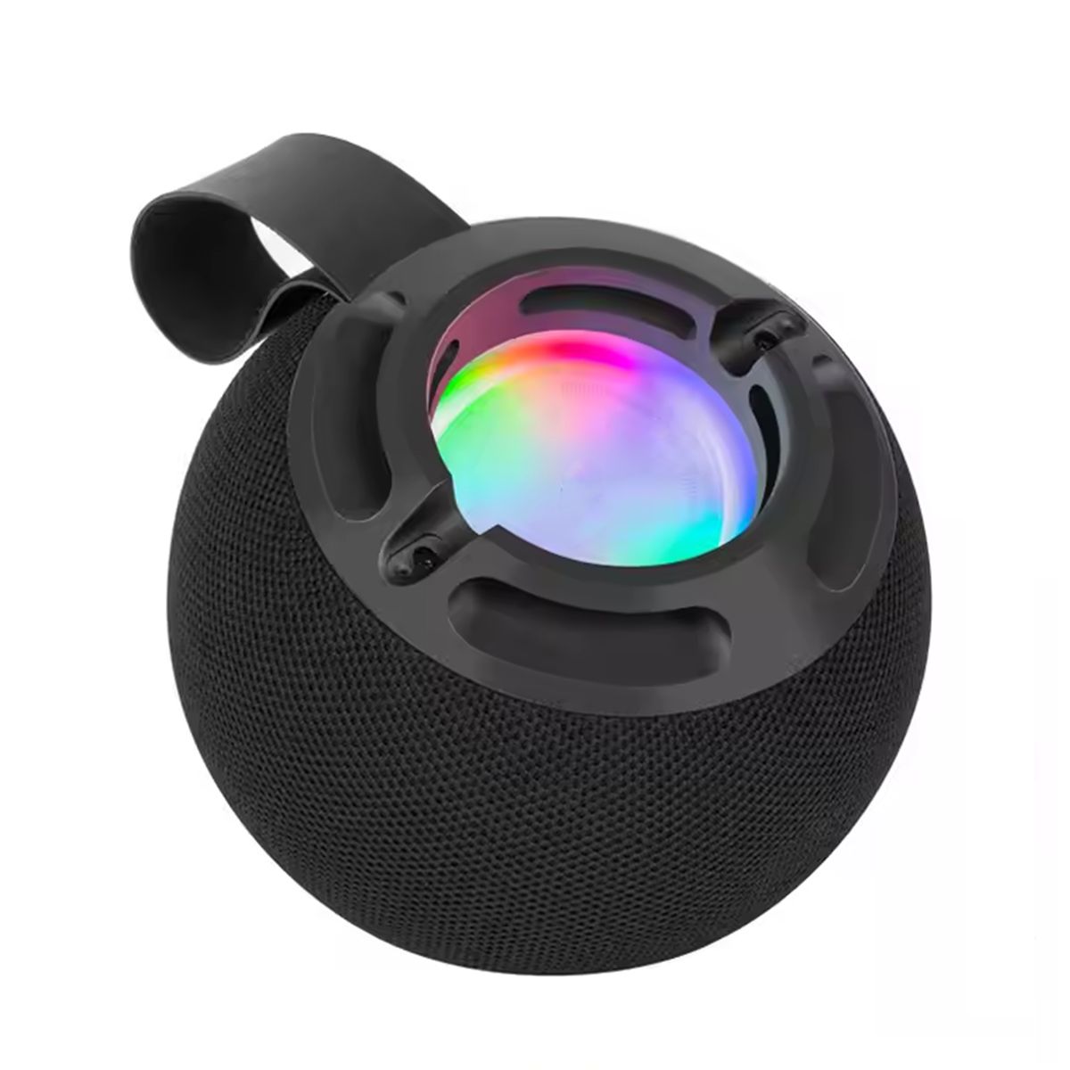 GENERICO - PARLANTE BLUETOOH WATERPROOF LED NEGRO