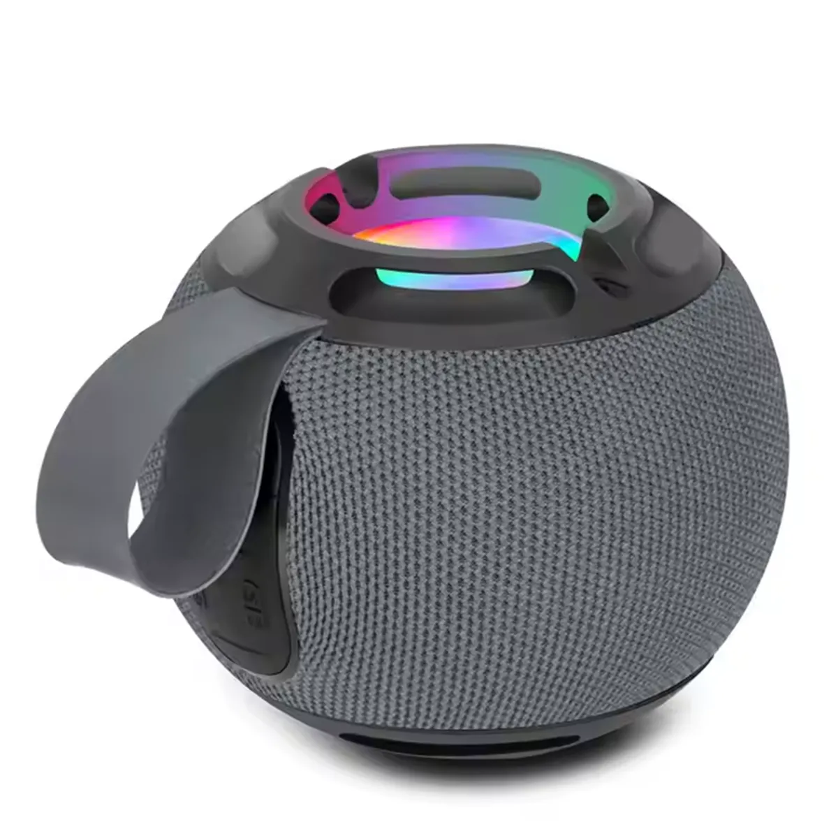 GENERICO - PARLANTE BLUETOOH WATERPROOF LED GRIS