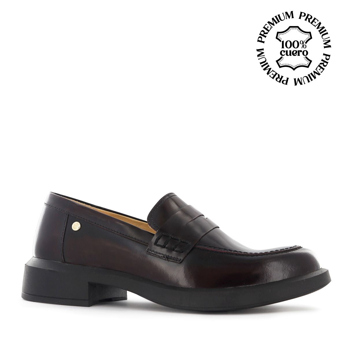 ECCO - Mocasines Mujer Ecco Gabrielle05 Tinto Cuero