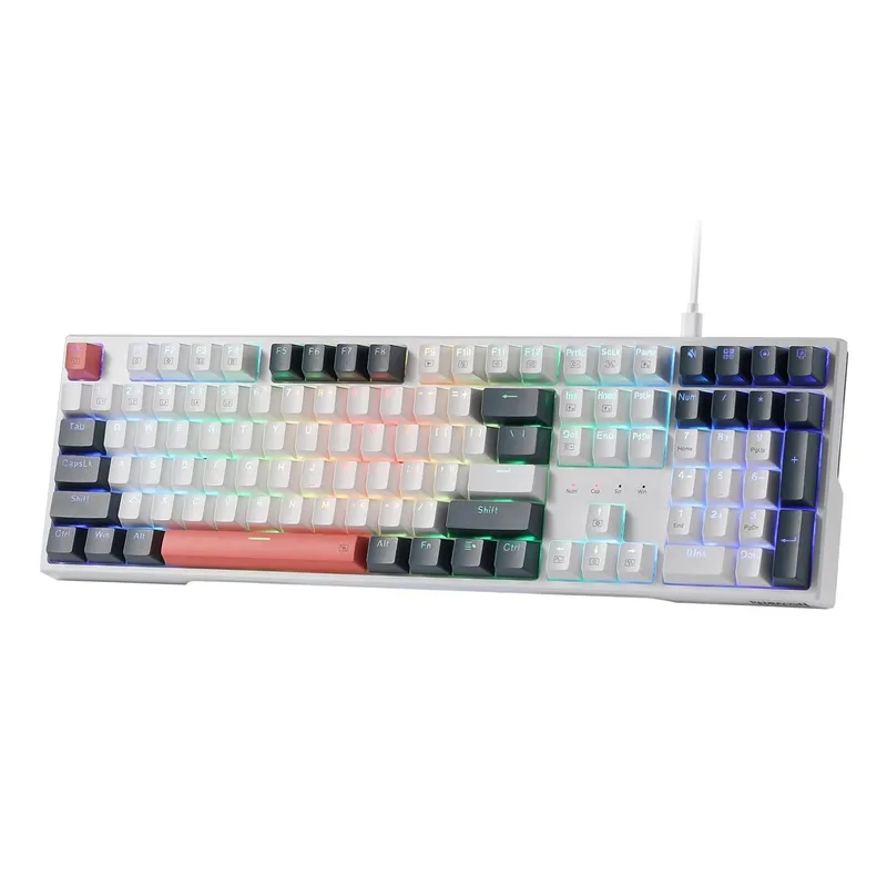REDRAGON - Redragon - Teclado Trundle K668WBO RGB Switch Red Inglés