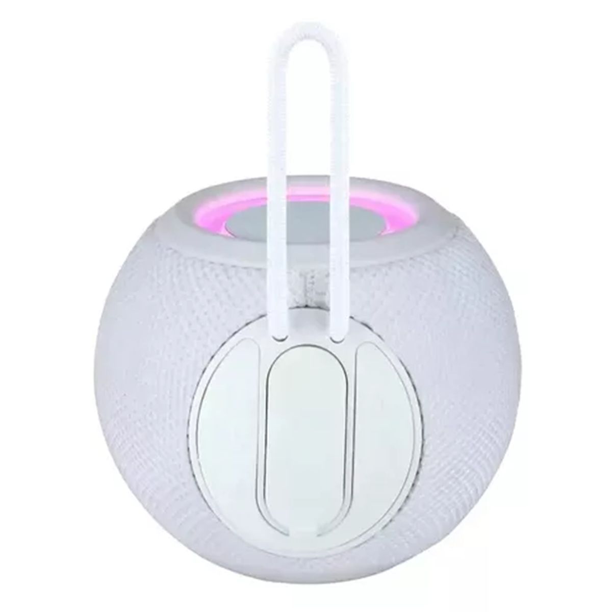 GENERICO - PARLANTE REDONDO CON LUZ LED BLANCO