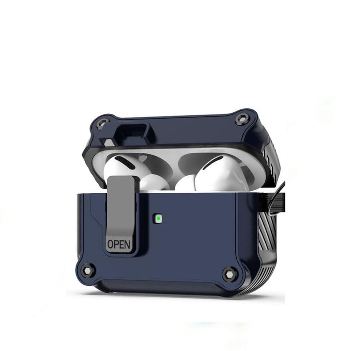 GENERICO - Funda Magnetica Para Airpods 4 - Azul