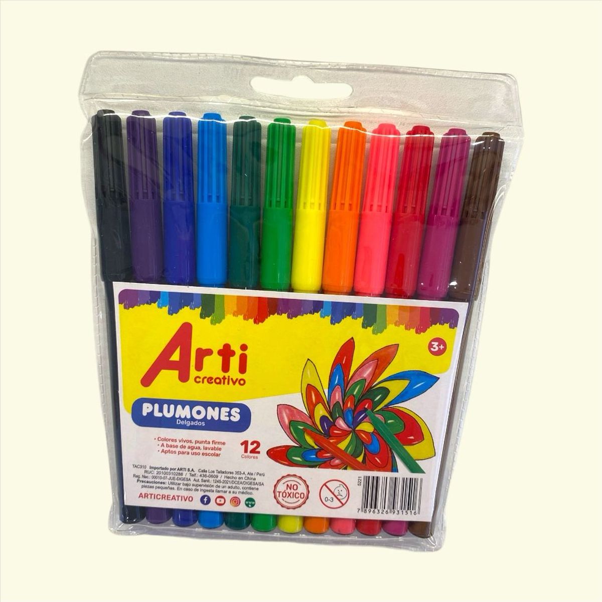 GENERICO - Kit de Pacua: 2 huevos de pascua para pintar y 12 pinceles