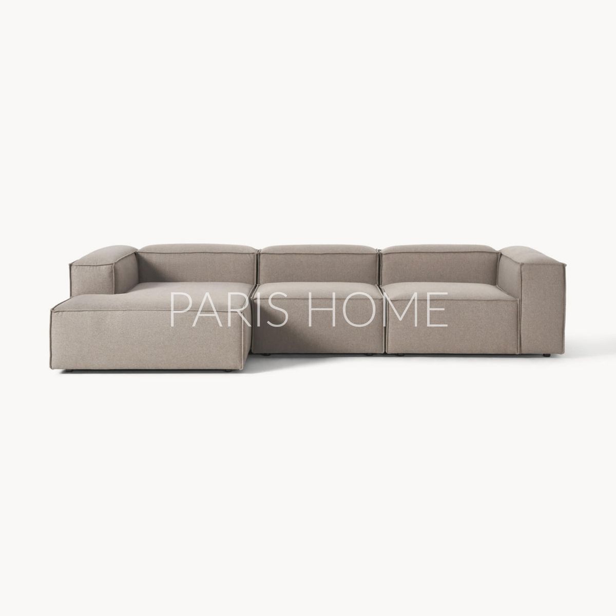 GENERICO - Sofá Esquinero Izquierdo Monarch Tejido - Taupe