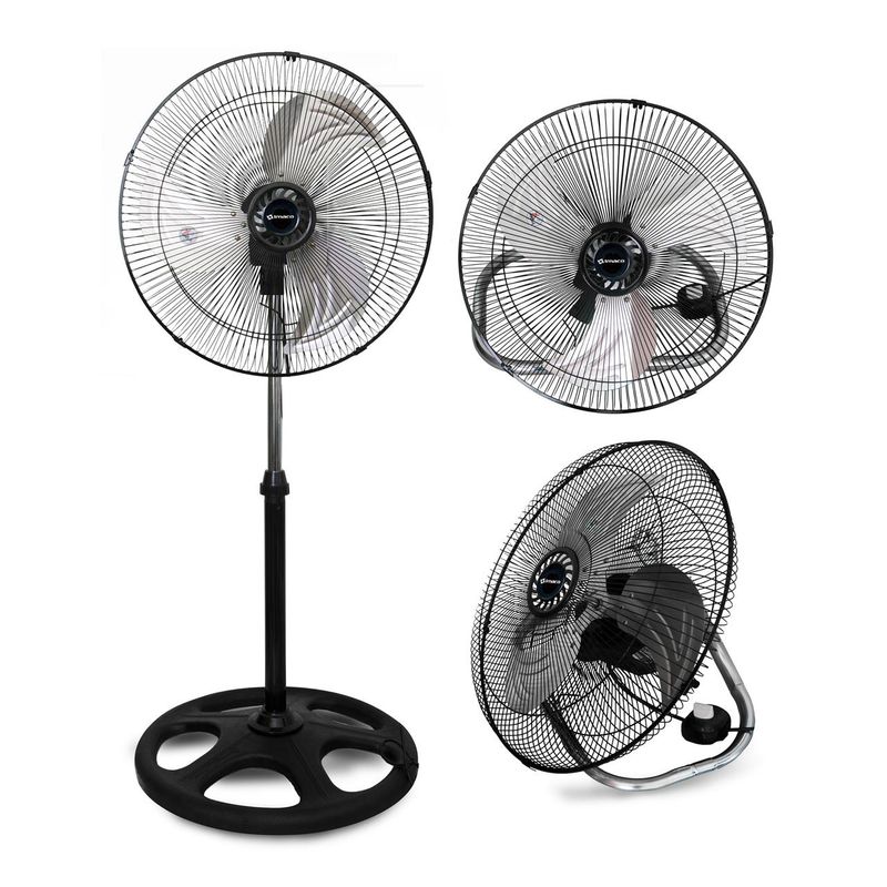IMACO - Ventilador 20" FSM2060 Imaco 3 en 1 Pedestal Mesa y Pared