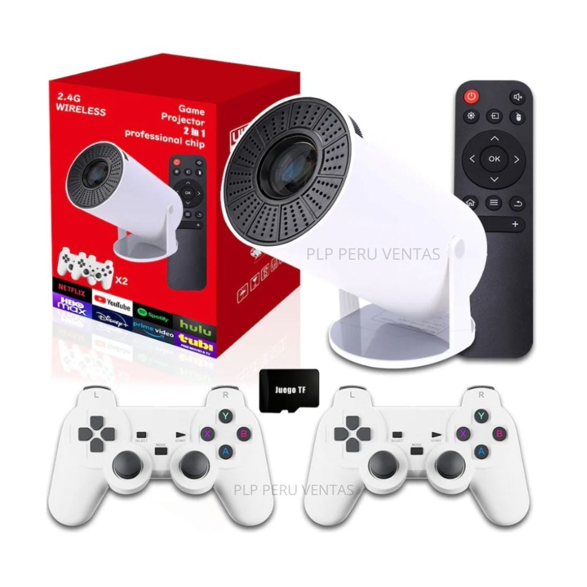 OEM - PROYECTOR CON JUEGOS 4K SMART HY300 ANDROID11 MANDOS