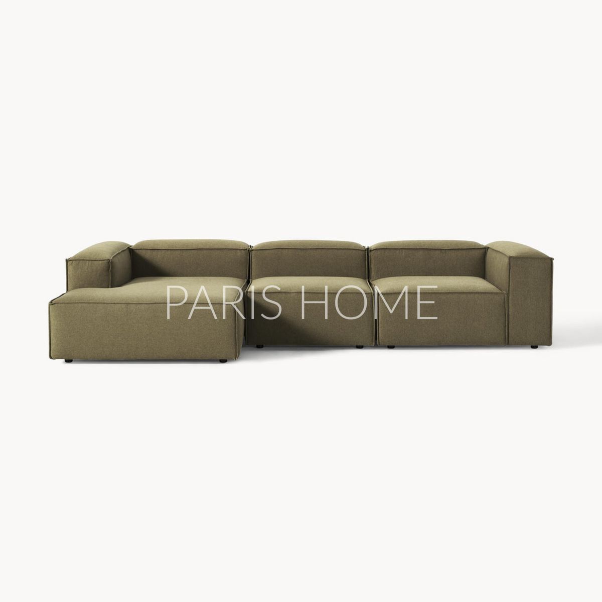 GENERICO - Sofá Esquinero Izquierdo Monarch Tejido - Verde Oliva