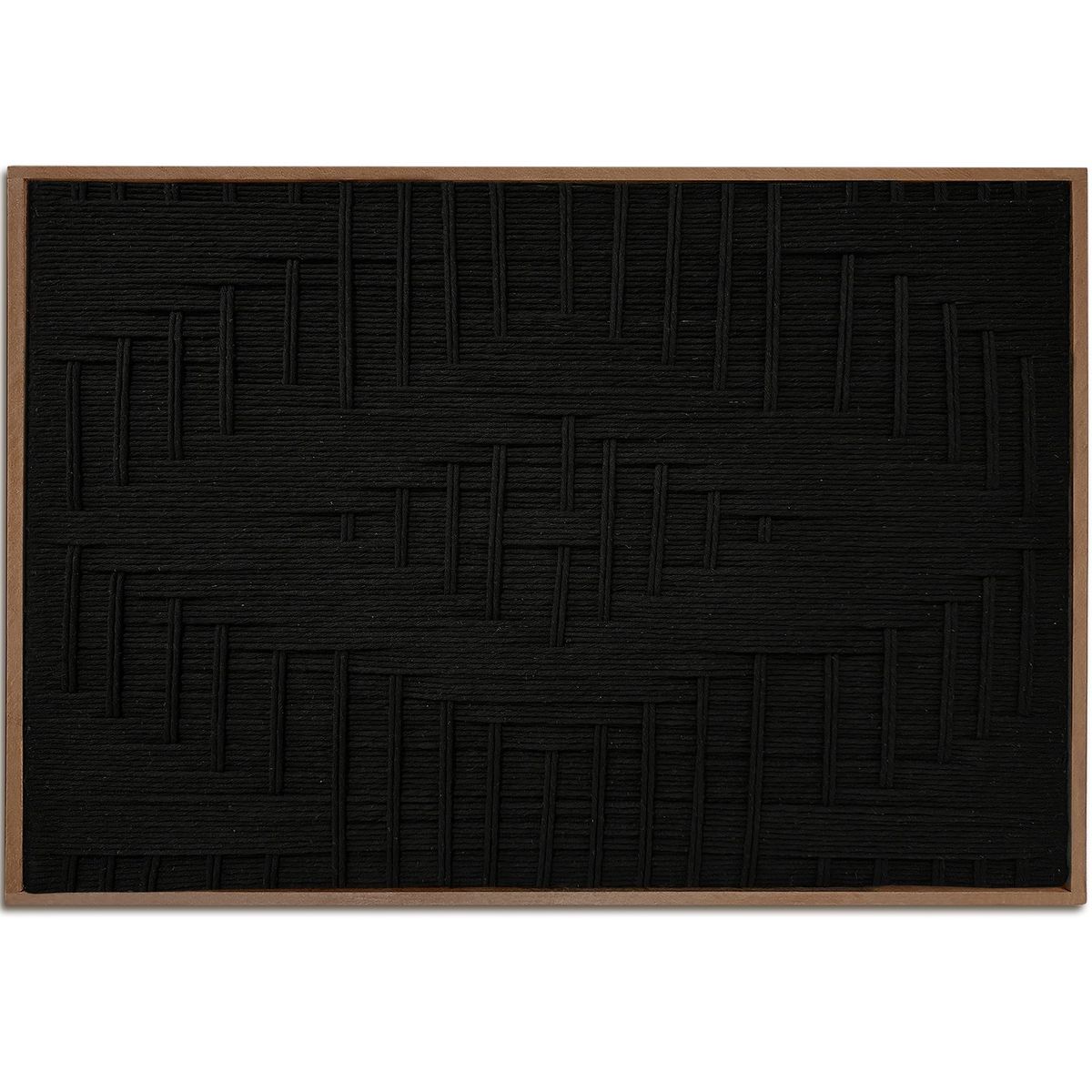 TEJICORP - Cuadro Diamont lienzo trenzado con hilos de algodón