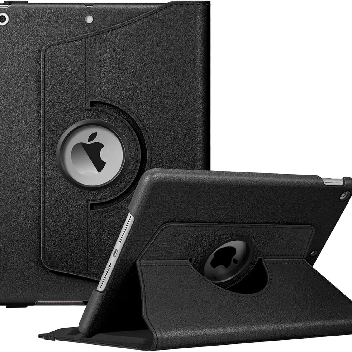 FUNDAANTIGOLPES - Funda Giratoria para IPAD 10.2 7ma Generación Negro