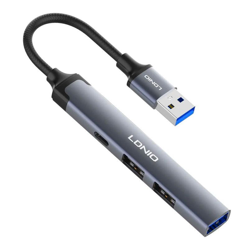LDNIO - Adaptador Hub Ldnio DS-44C 4 Puertos Usb