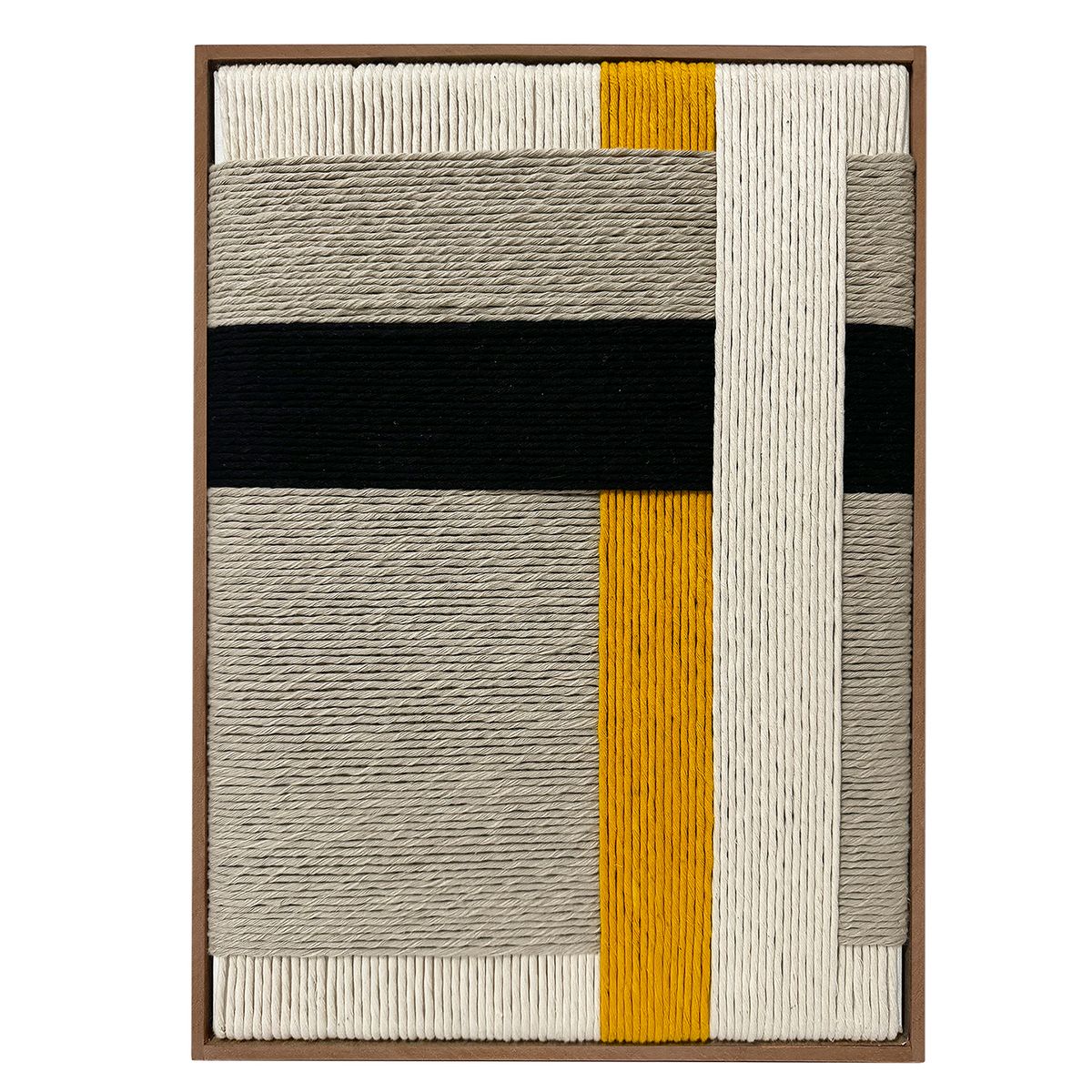 TEJICORP - Cuadro Mina lienzo trenzado con hilos de algodón