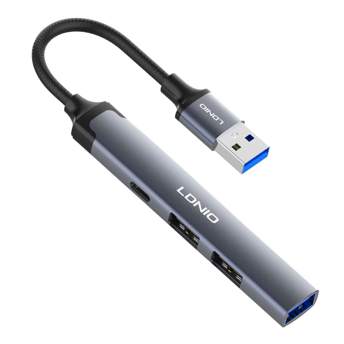 LDNIO - Adaptador Hub Ldnio DS-44C 4 Puertos Usb