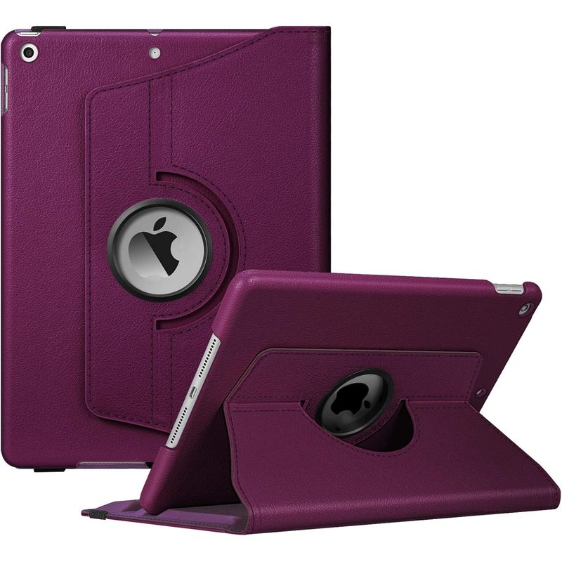 FUNDAANTIGOLPES - Funda Giratoria para IPAD 10.2 8va Generación Morado