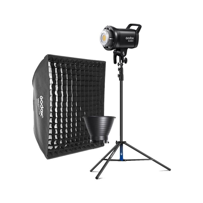 GODOX - Luz Continua Godox SL60IID + Parante + Softbox FW6060