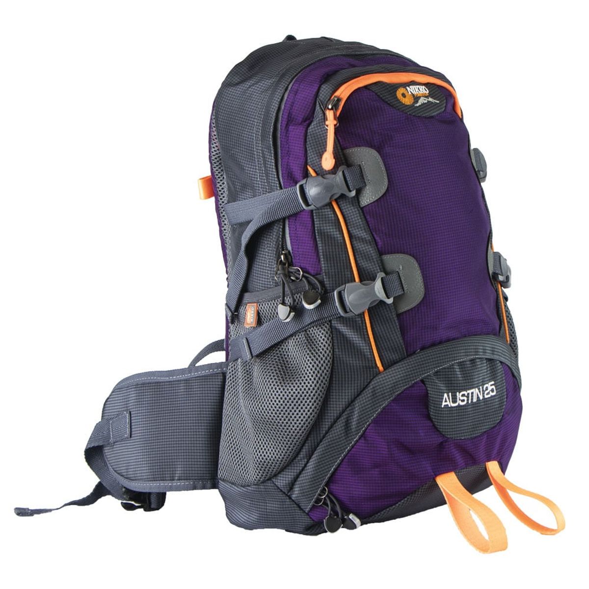 GENERICO - Mochila Outdoor Austin 25L Trekking Montaña Morado