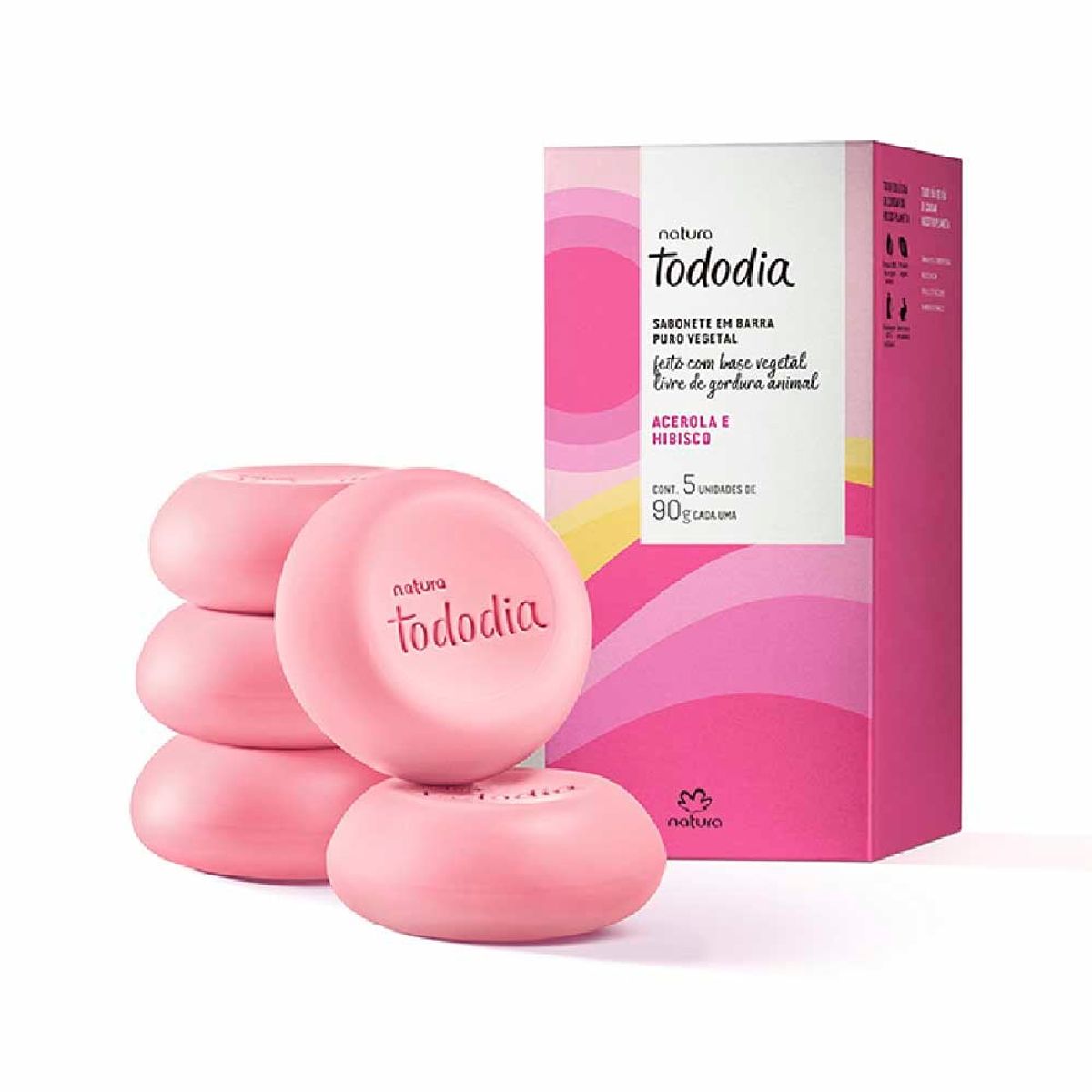 NATURA - Tododia Jabón en Barra Acerola e Hibisco