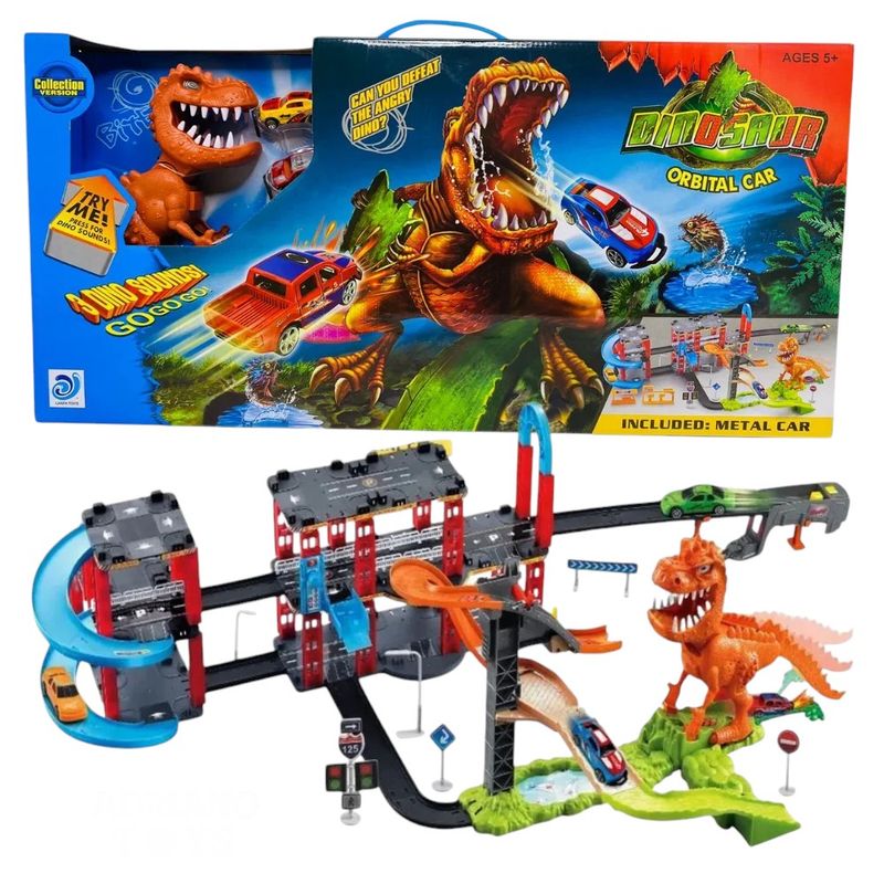 GENERICO - Pista De Carrera De Dinosaurios Grande