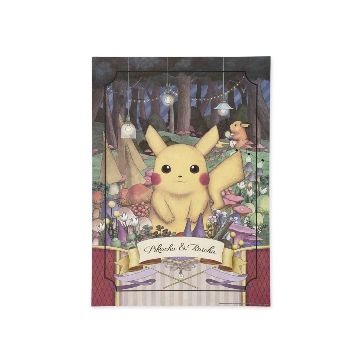 POKEMON - Pokemon Center Rompecabeza Pikachu y Raichu 1000 Piezas