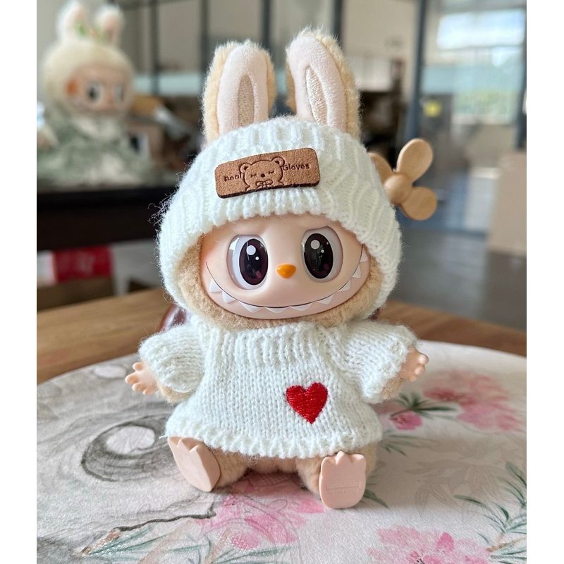 KAST PE - Ropa para Labubu Love - Blanco