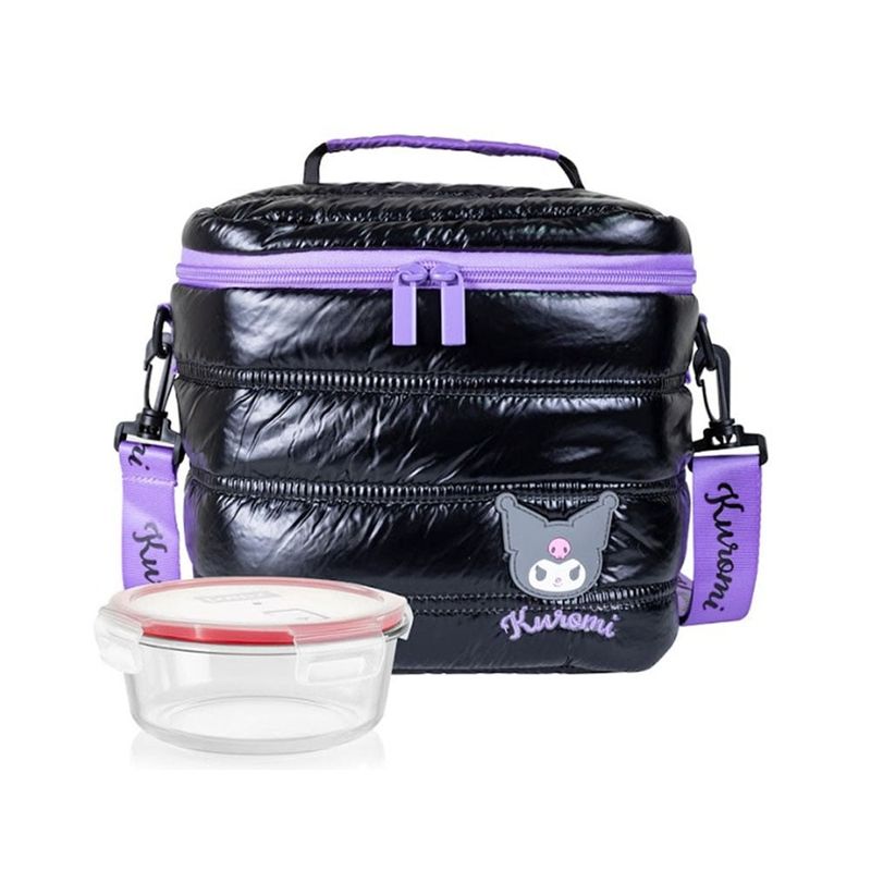 SCOOL - Lonchera Kuromi Scool Termica Negro+Taper - 300427