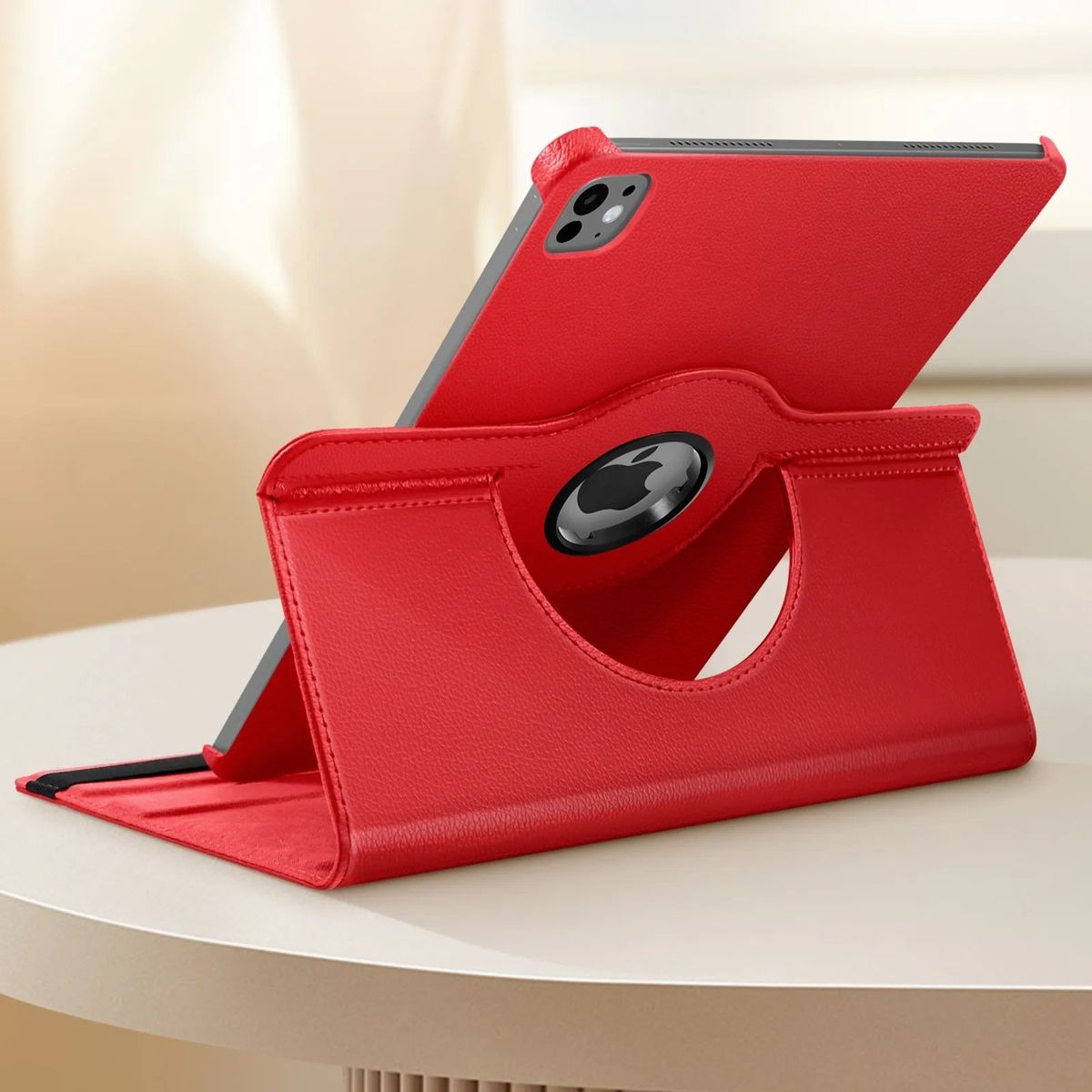 FUNDAANTIGOLPES - Funda Giratoria para IPAD PRO 11" 2024 Rojo