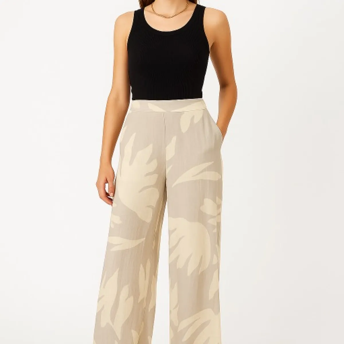 AMA OUTFITTERS - SET TAHITI VESTIDO Y PALAZO