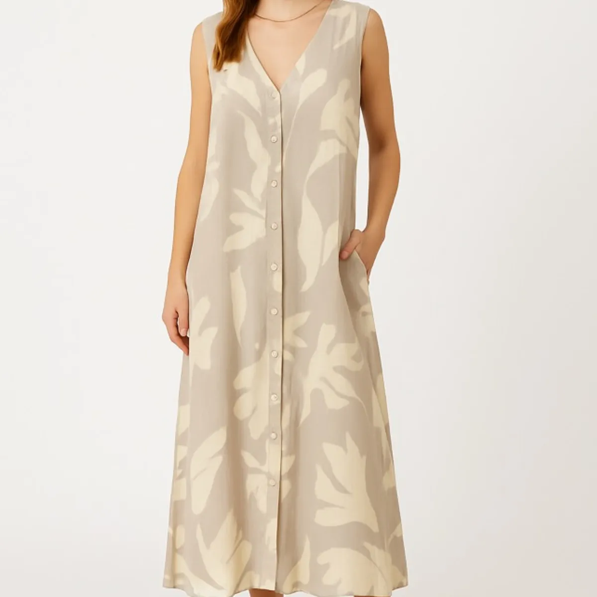 AMA OUTFITTERS - SET TAHITI VESTIDO Y PALAZO