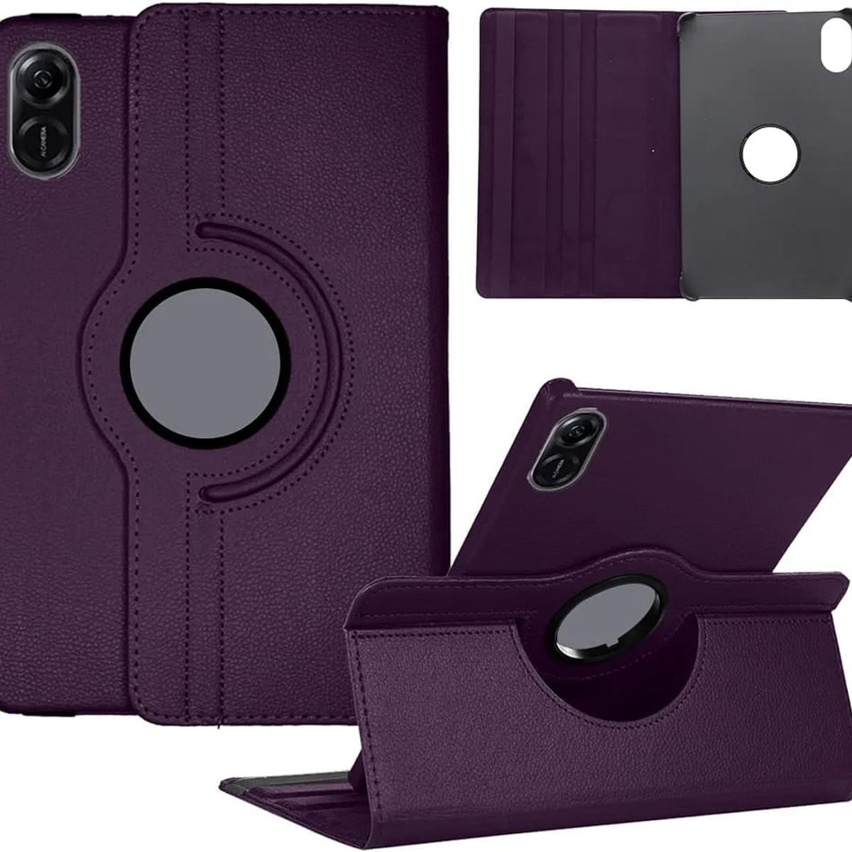 FUNDAANTIGOLPES - Funda Giratoria para Tablet Honor pad X9 115 Morado